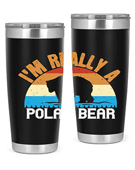 I'm Really A Polar Bear 38#- Bears- Tumbler