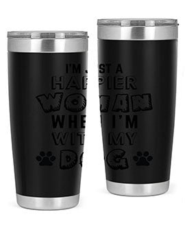 Im Just A Style 39#- dog- Tumbler