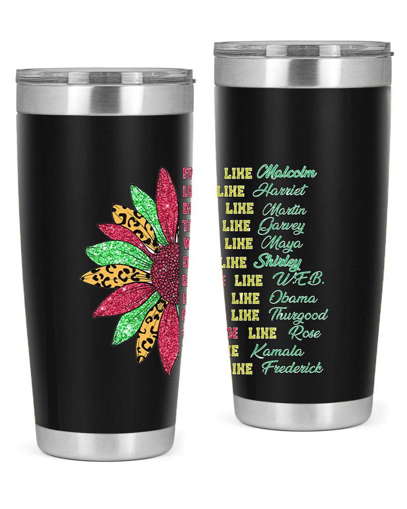 Juneteenth Sunflower Design 17#- Juneteenth- tumbler