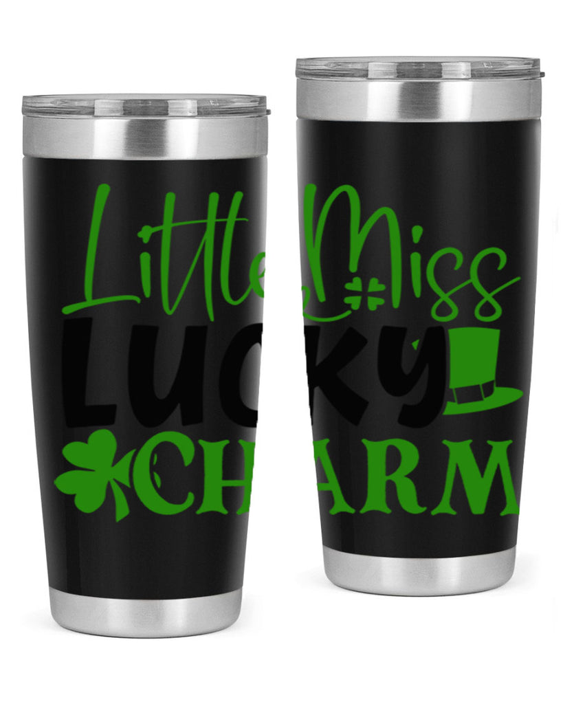 Little Miss Lucky Charm Style 154#- St Patricks Day- Tumbler