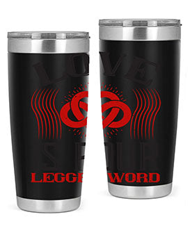 Love Is Four Legged Word Style 167#- dog- Tumbler