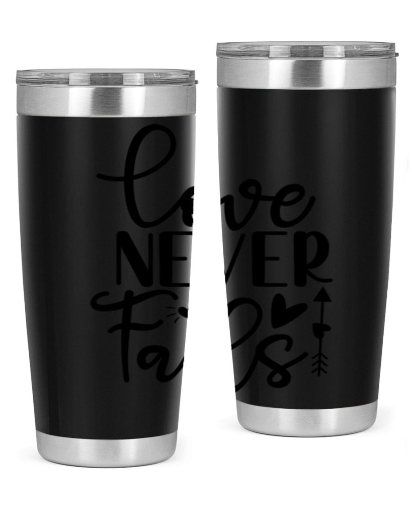 Love Never Fails 309#- winter- Tumbler