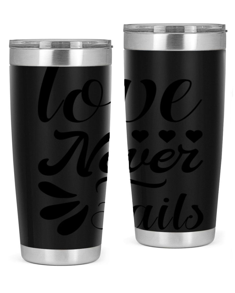 Love Never Fails 316#- winter- Tumbler
