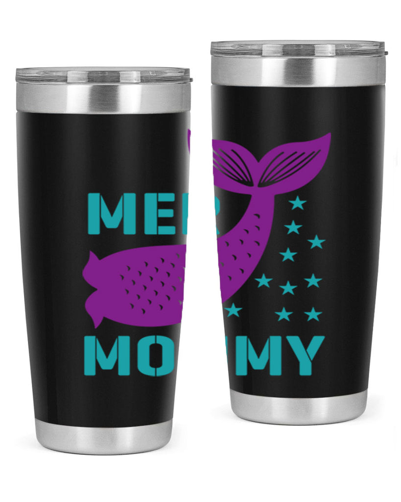 Mer Mommy 342#- mermaid- Tumbler