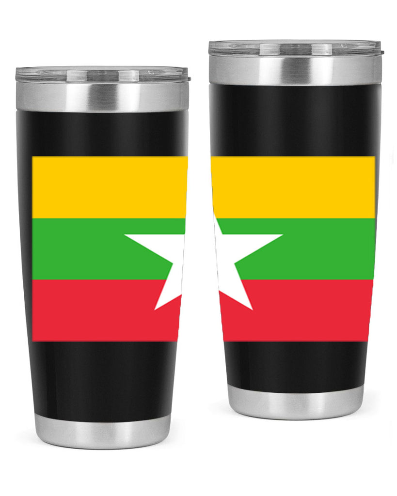 Myanmar 79#- world flags- Tumbler