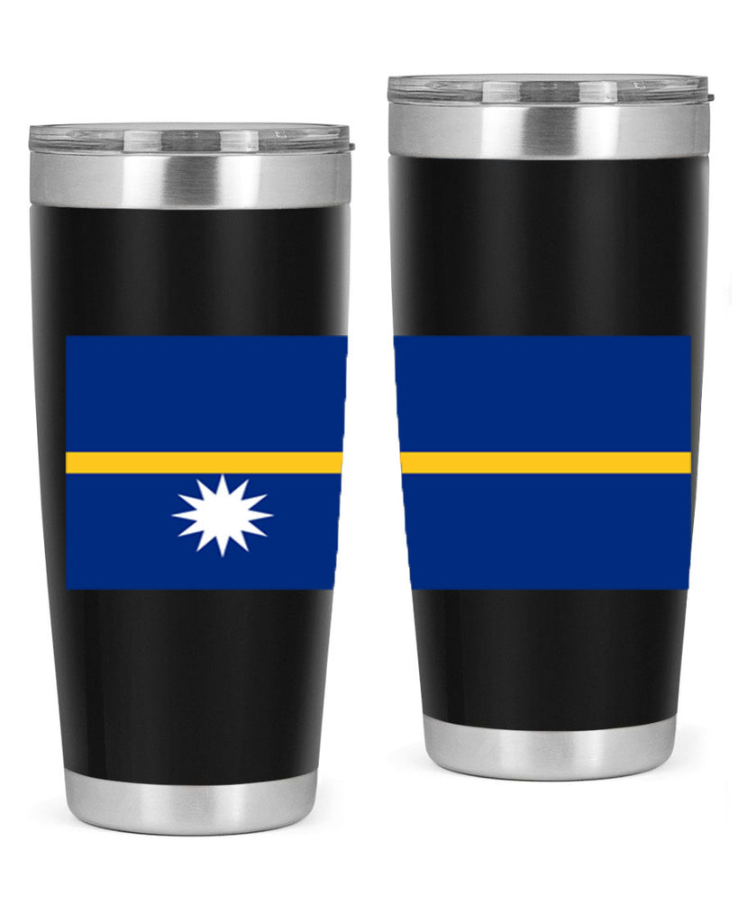Nauru 77#- world flags- Tumbler