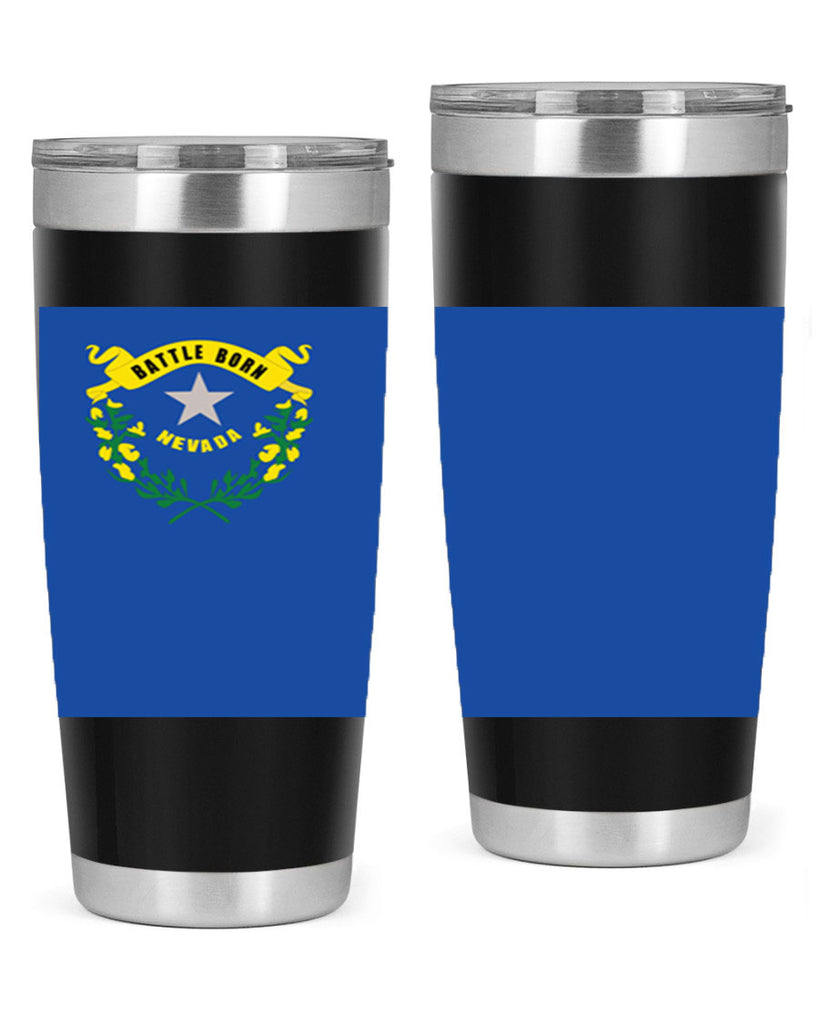 Nevada 24#- Us Flags- Tumbler