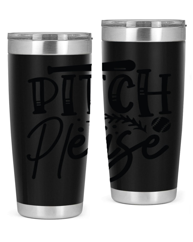 Pitch Please 2037#- baseball- Tumbler