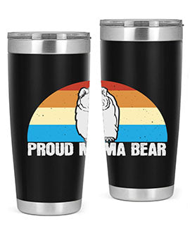 Proud mama bear 26#- Bears- Tumbler