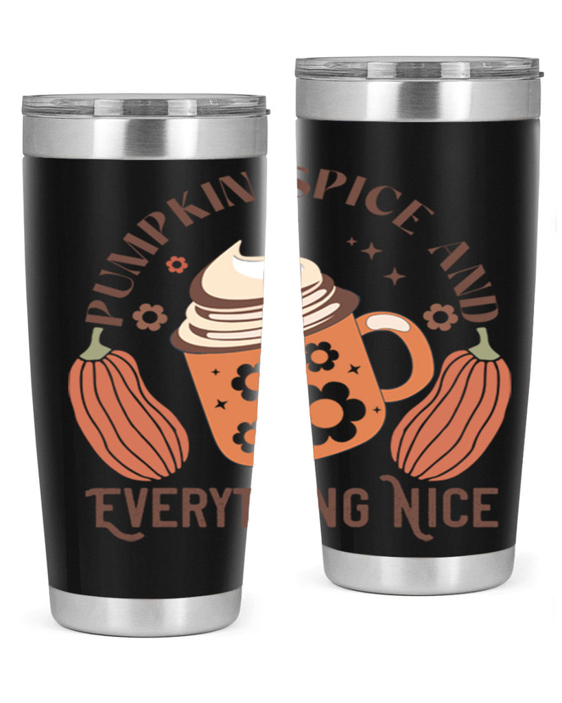 Pumpkin Spice And Everything Nice 539#- fall- Tumbler