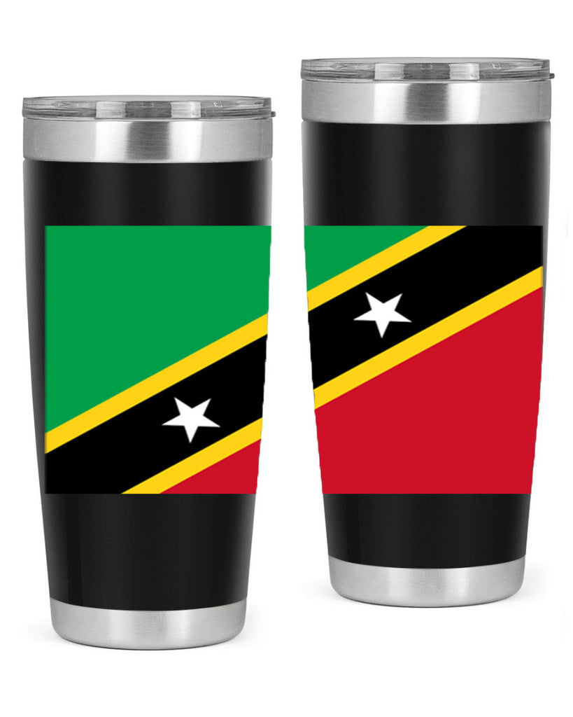 Saint Kitts and Nevis 52#- world flags- Tumbler