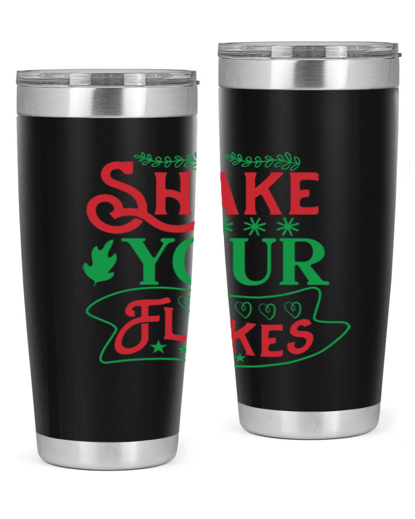 Shake Your Flakes 358#- winter- Tumbler