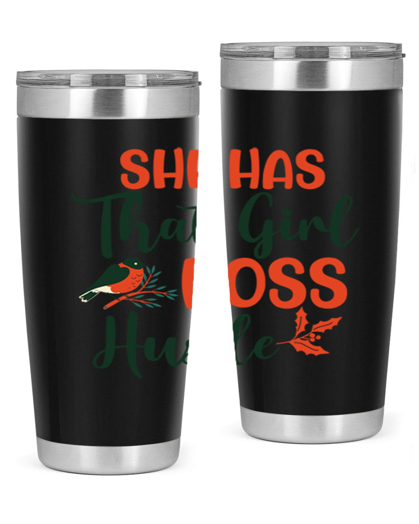 She Has That Girl Boss Hustle 363#- winter- Tumbler