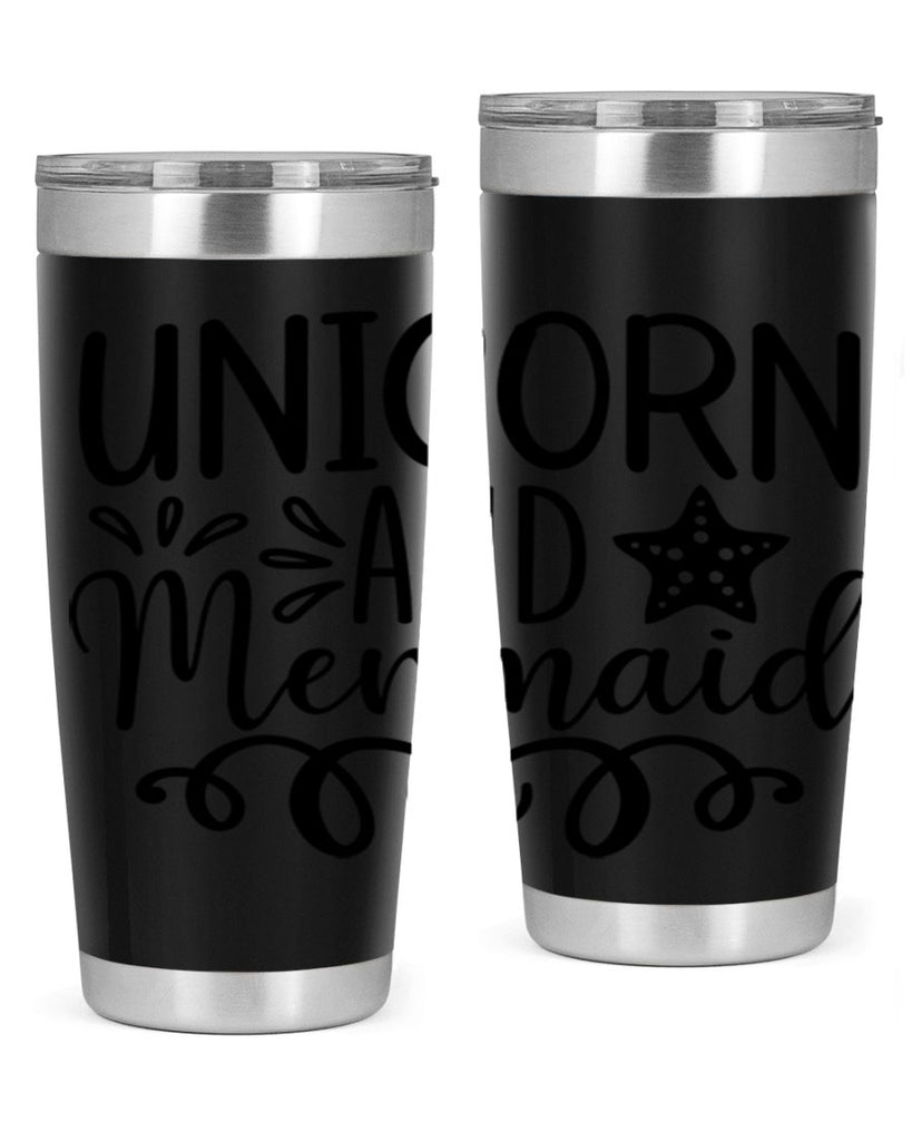 Unicorn And Mermaid 658#- mermaid- Tumbler