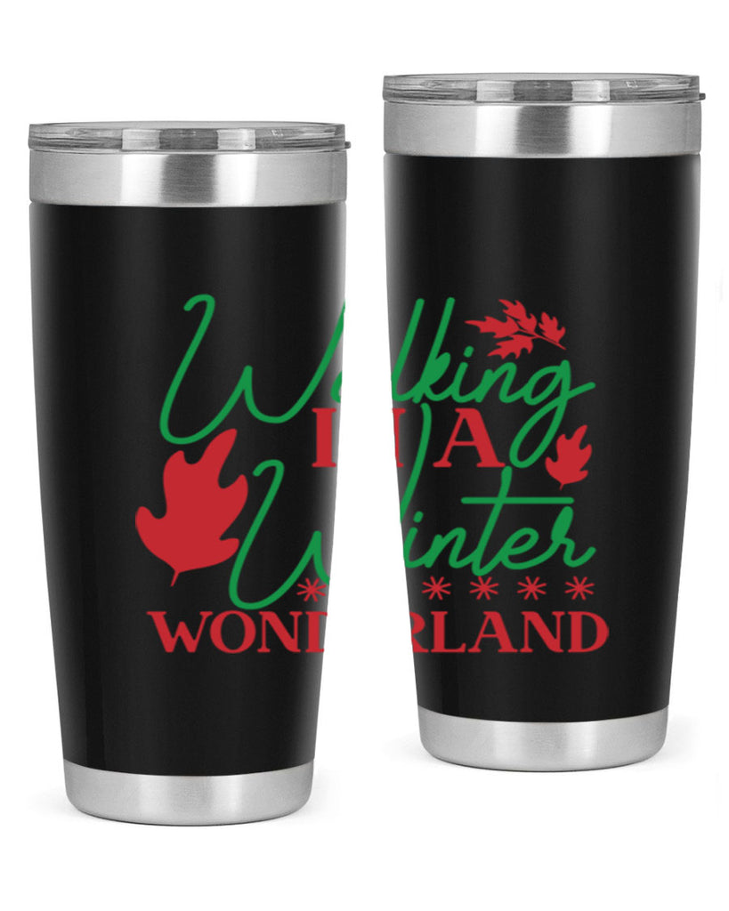 Walking In A Winter Wonderland 438#- winter- Tumbler