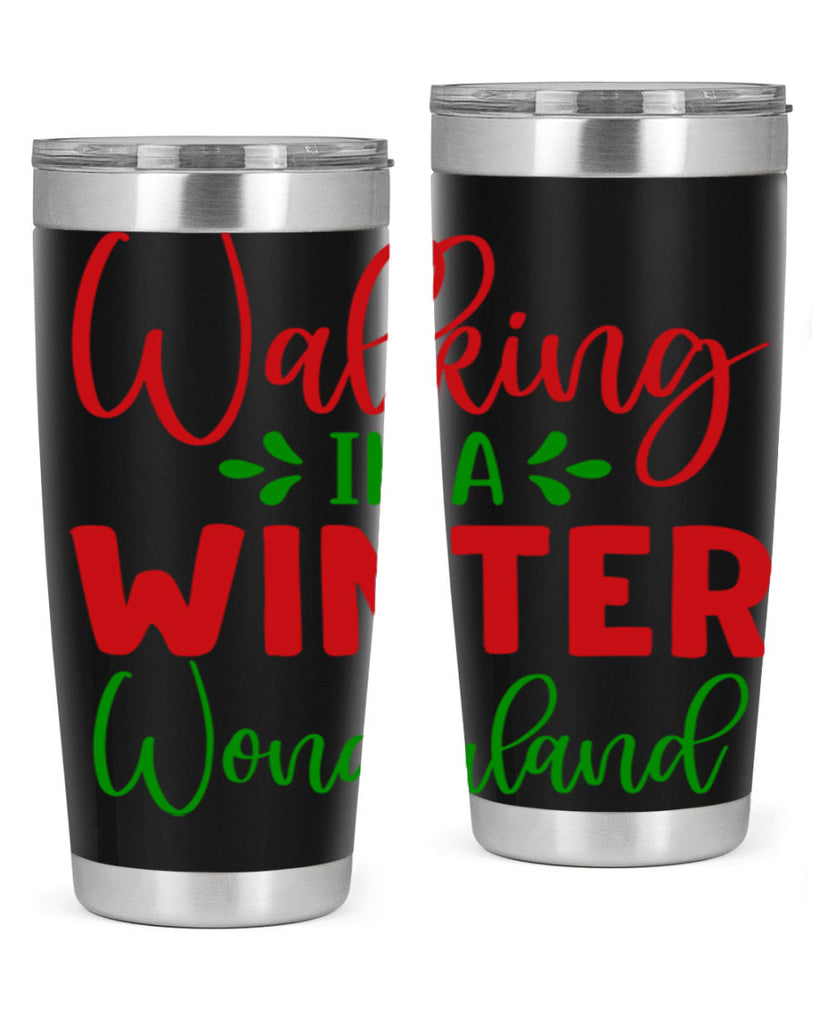 Walking in a Winter Wonderland 436#- winter- Tumbler