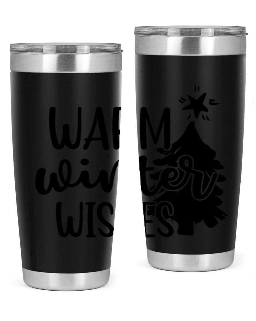 Warm Winter Wishes 451#- winter- Tumbler