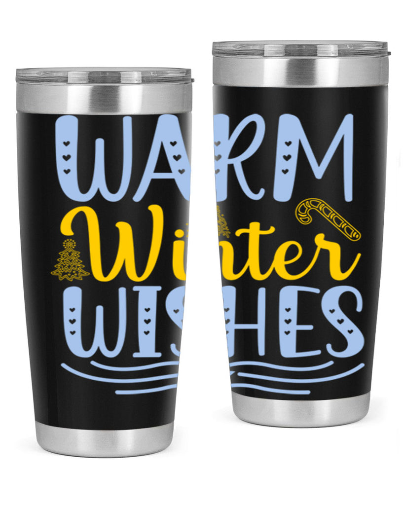 Warm winter wishes 449#- winter- Tumbler