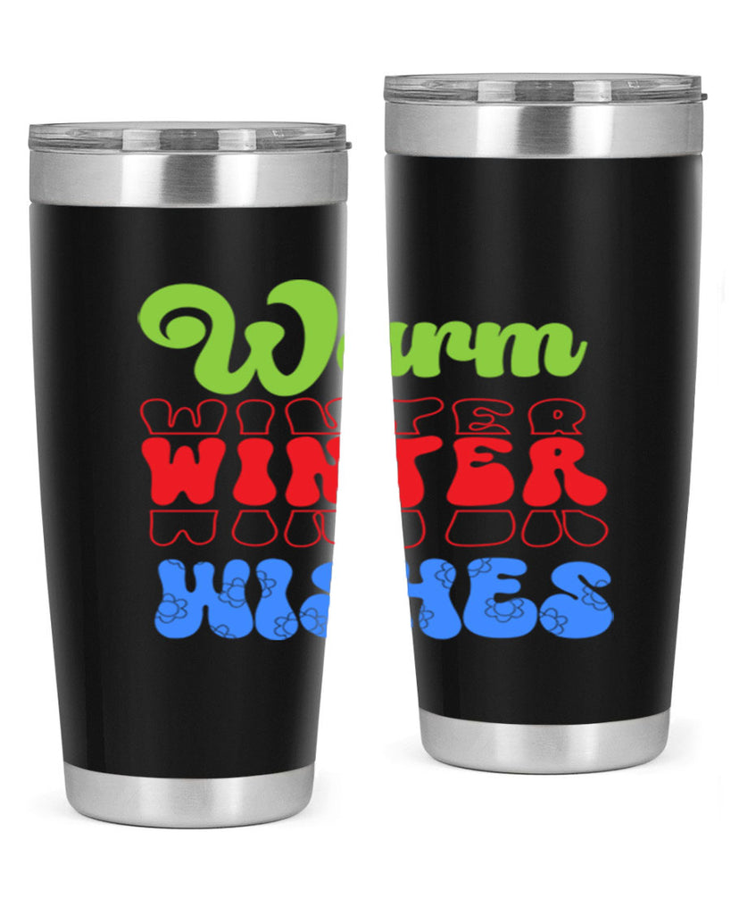 Warm winter wishes 458#- winter- Tumbler