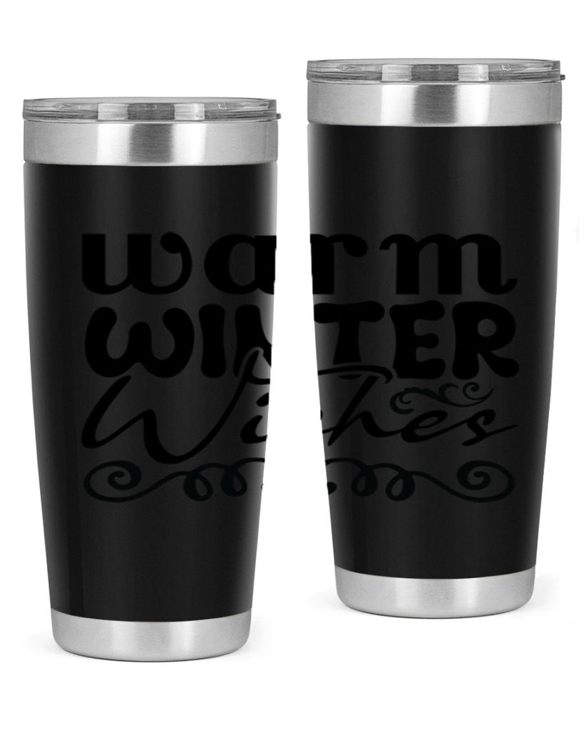 Warm winter wishes 461#- winter- Tumbler