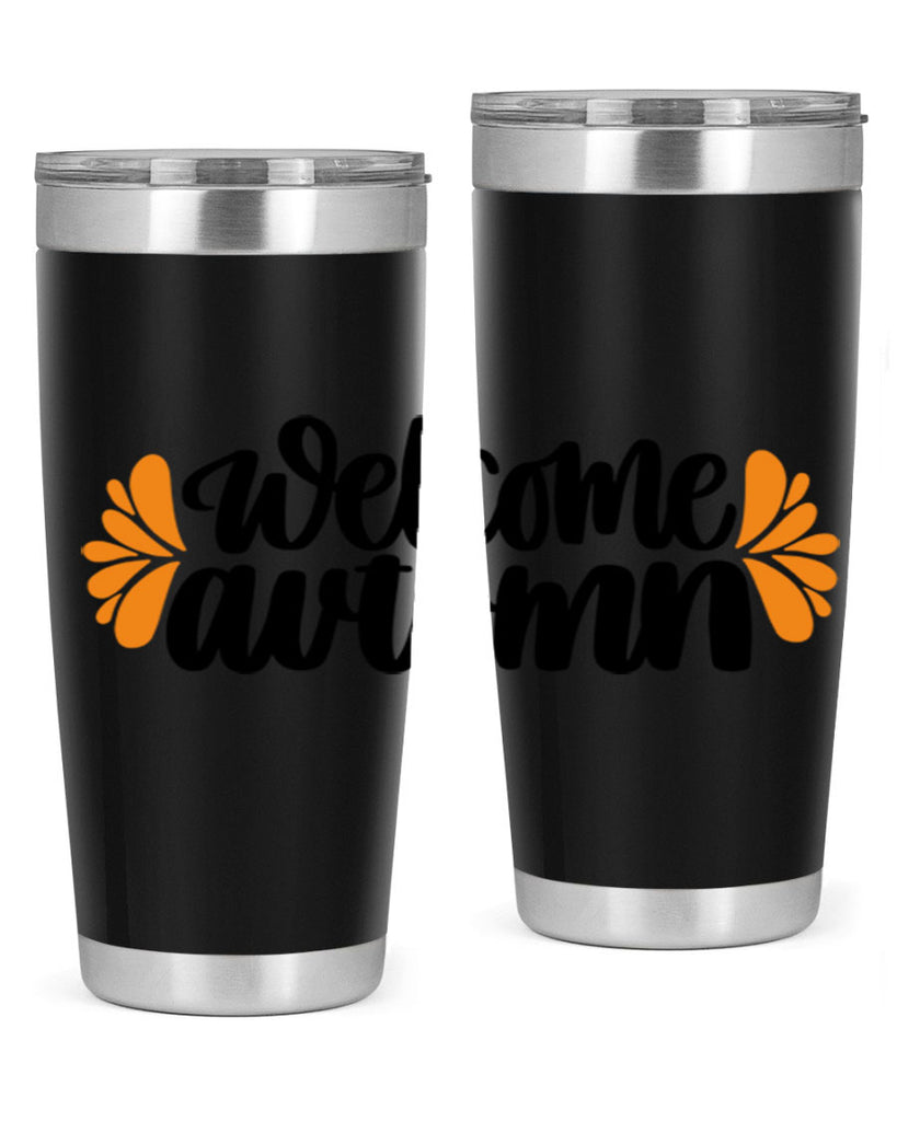 Welcome Autumn 513#- fall- Tumbler
