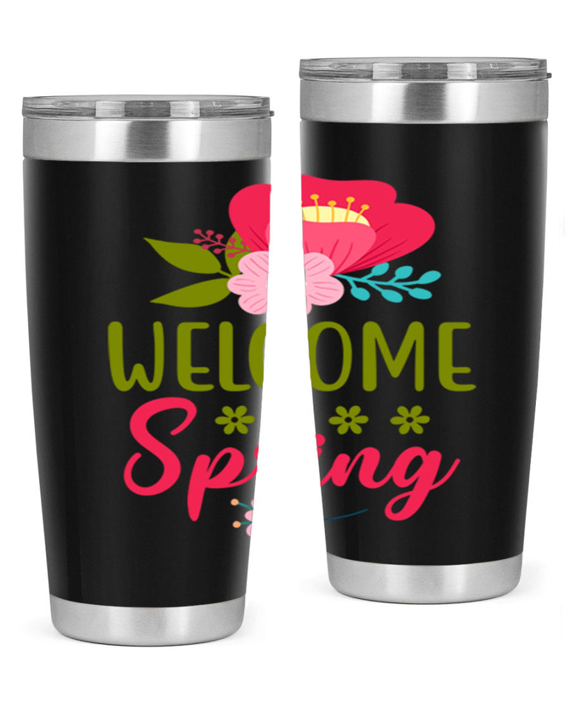 Welcome Spring 582#- spring- Tumbler