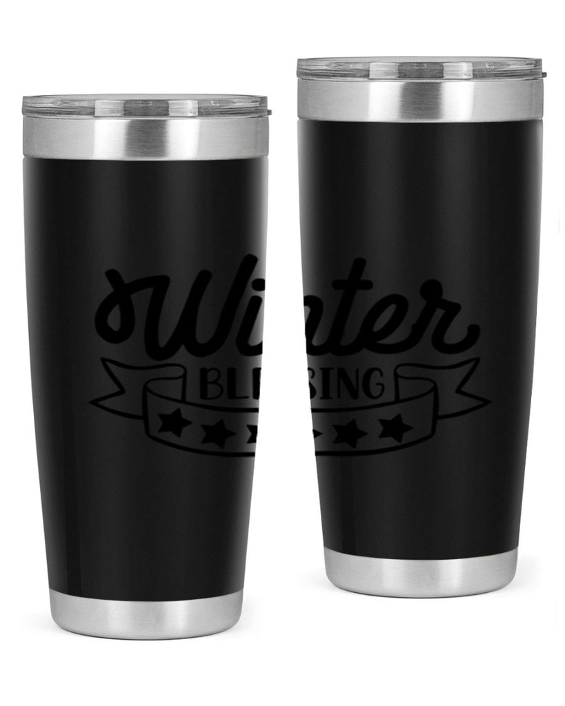 Winter Blessing 485#- winter- Tumbler