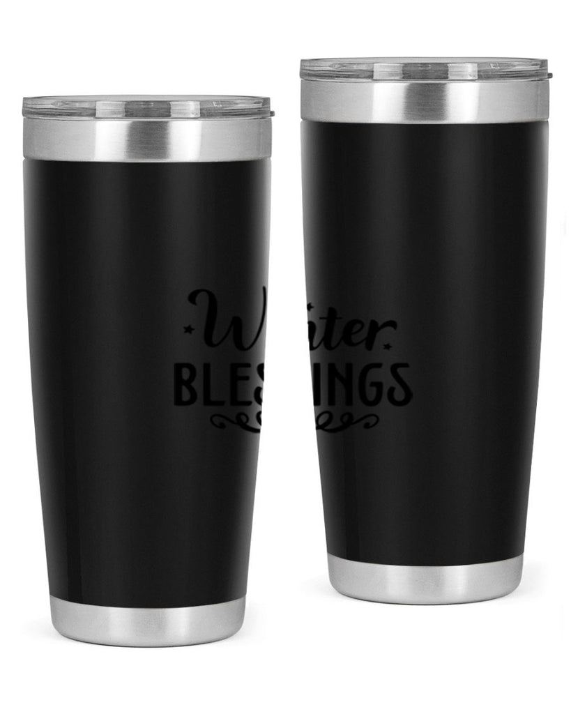 Winter Blessings 490#- winter- Tumbler