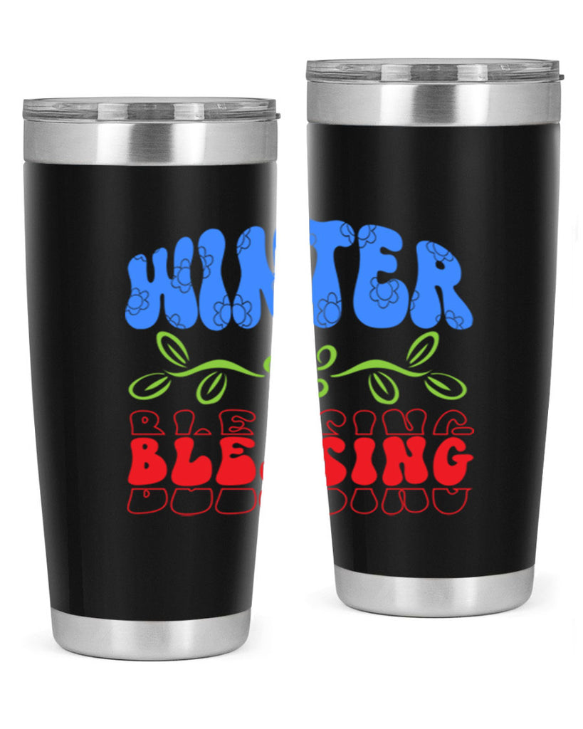 Winter blessing 487#- winter- Tumbler