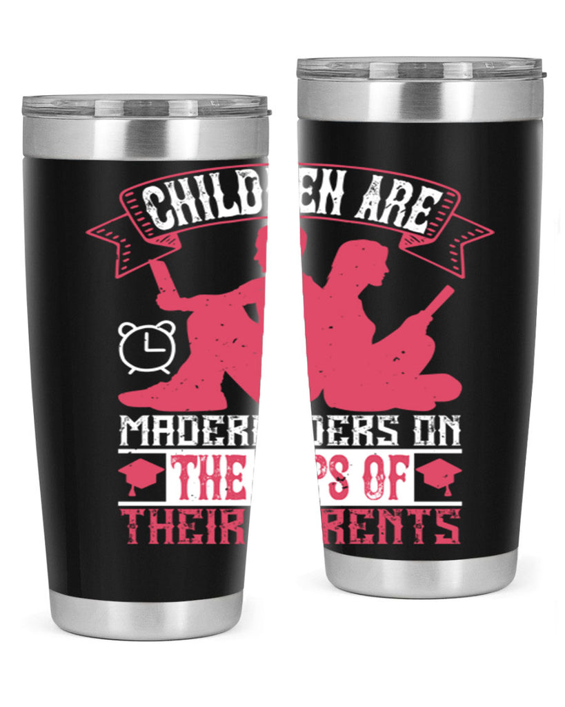 children are made readers on the laps of their parents 73#- reading- Tumbler