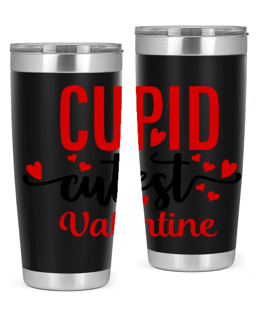 cupid cutest valentine 72#- valentines day- Tumbler