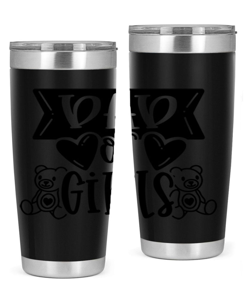 dad of girls 60#- fathers day- Tumbler