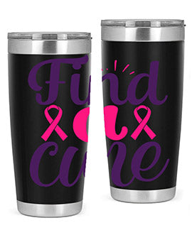 find a cure Style 12#- breast cancer- Tumbler