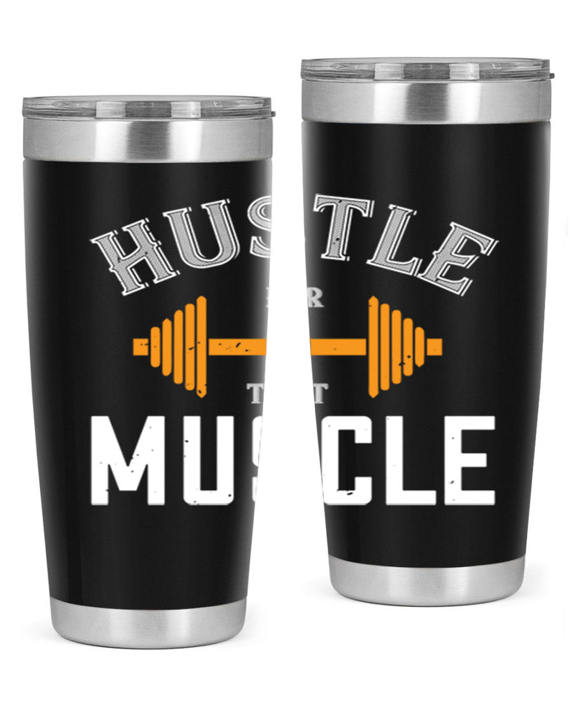 hustel for that muscle 92#- gym- Tumbler