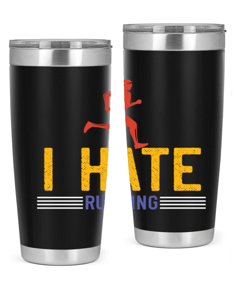 i hate running 40#- running- Tumbler