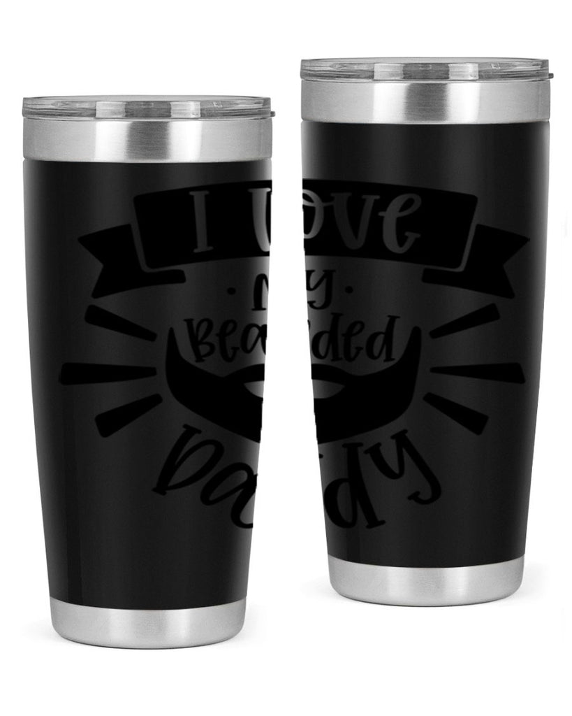 i love my bearded daddy 42#- fathers day- Tumbler