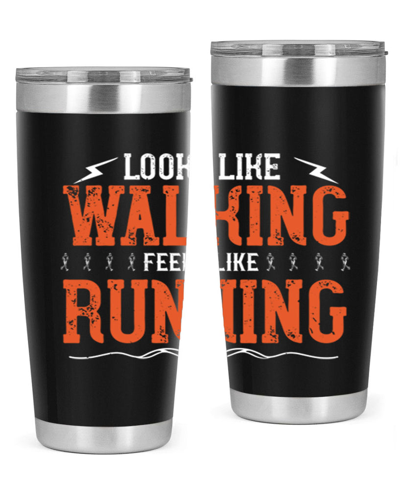 looks like walking feels like running 32#- running- Tumbler