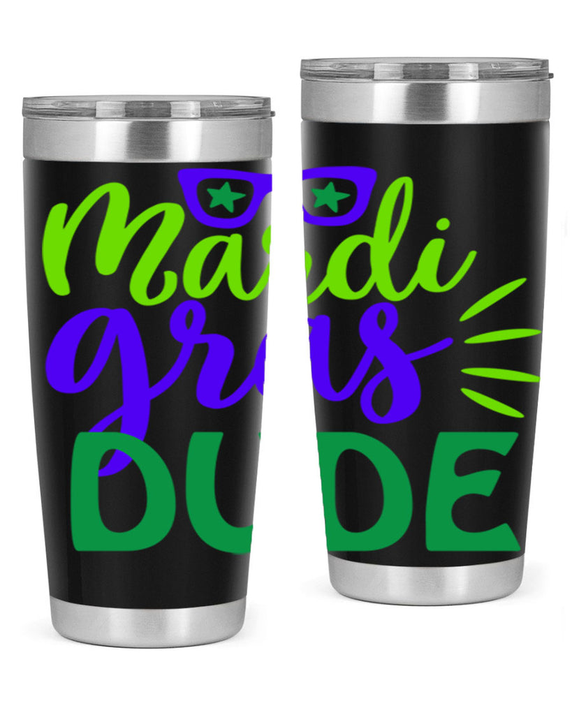 mardi gras dude 10#- mardi gras- Tumbler