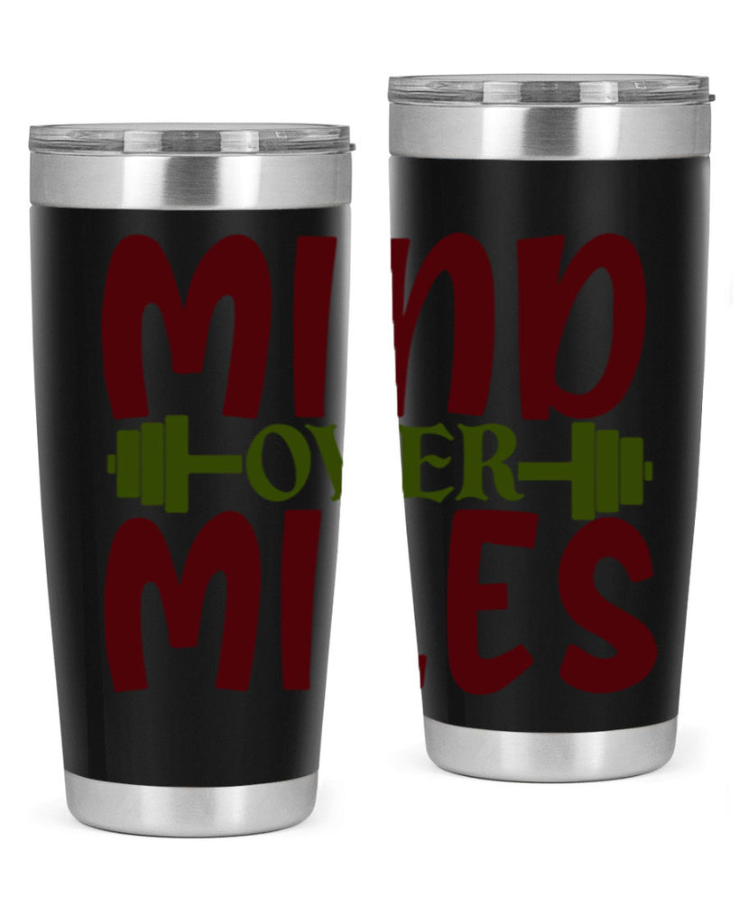 mind over miles 29#- gym- Tumbler