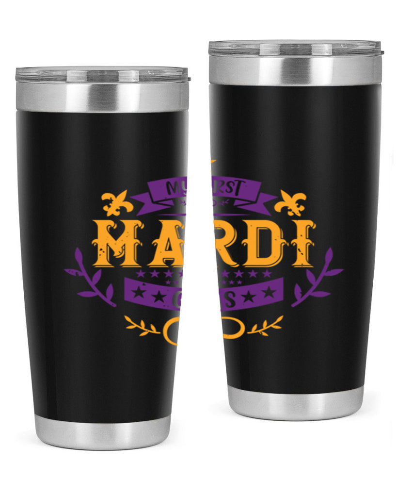 my first mardi gras 44#- mardi gras- Tumbler
