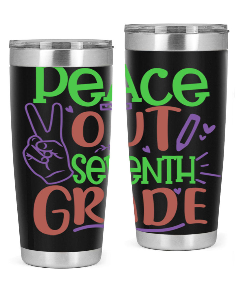 peace out 7th grade 2#- 7th grade- Tumbler