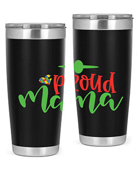 proud mama Style 38#- autism- Tumbler