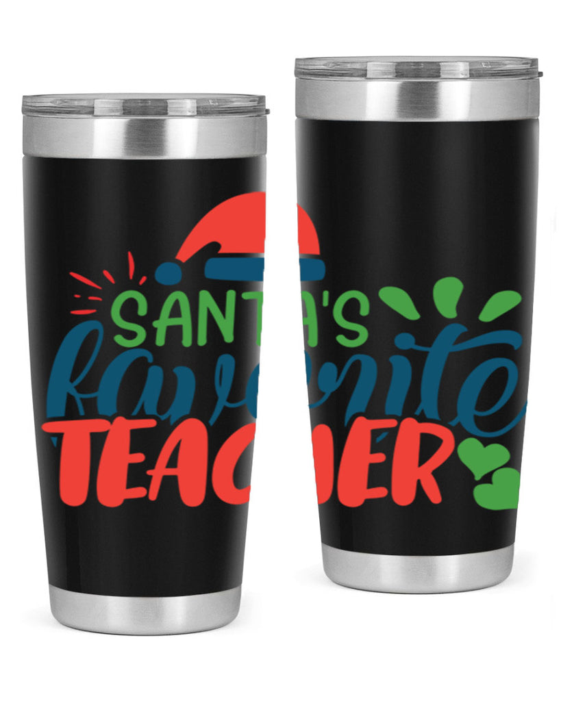 santas favorite teacher Style 151#- teacher- tumbler