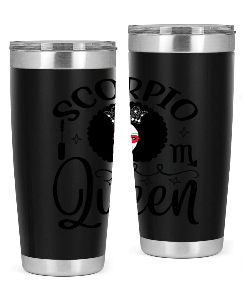scorpio queen 448#- zodiac- Tumbler