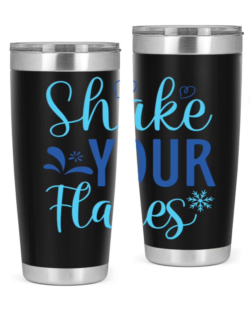 shake your flakes 359#- winter- Tumbler