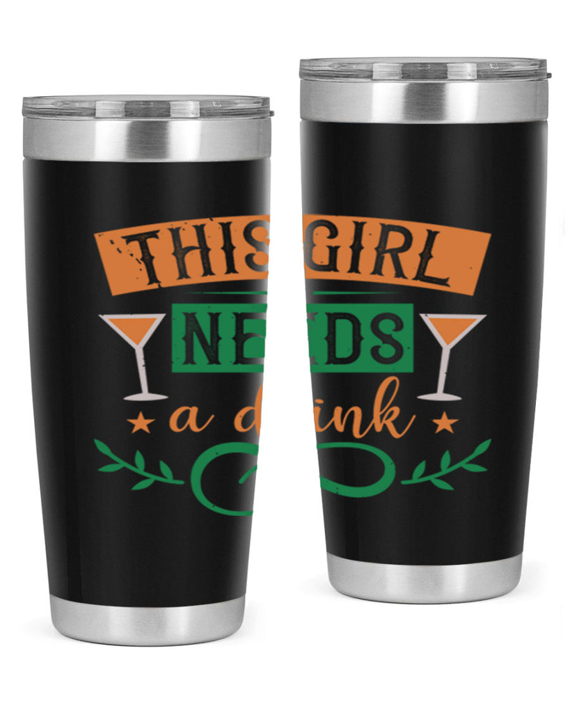 this girl needs a drink 1#- mardi gras- Tumbler