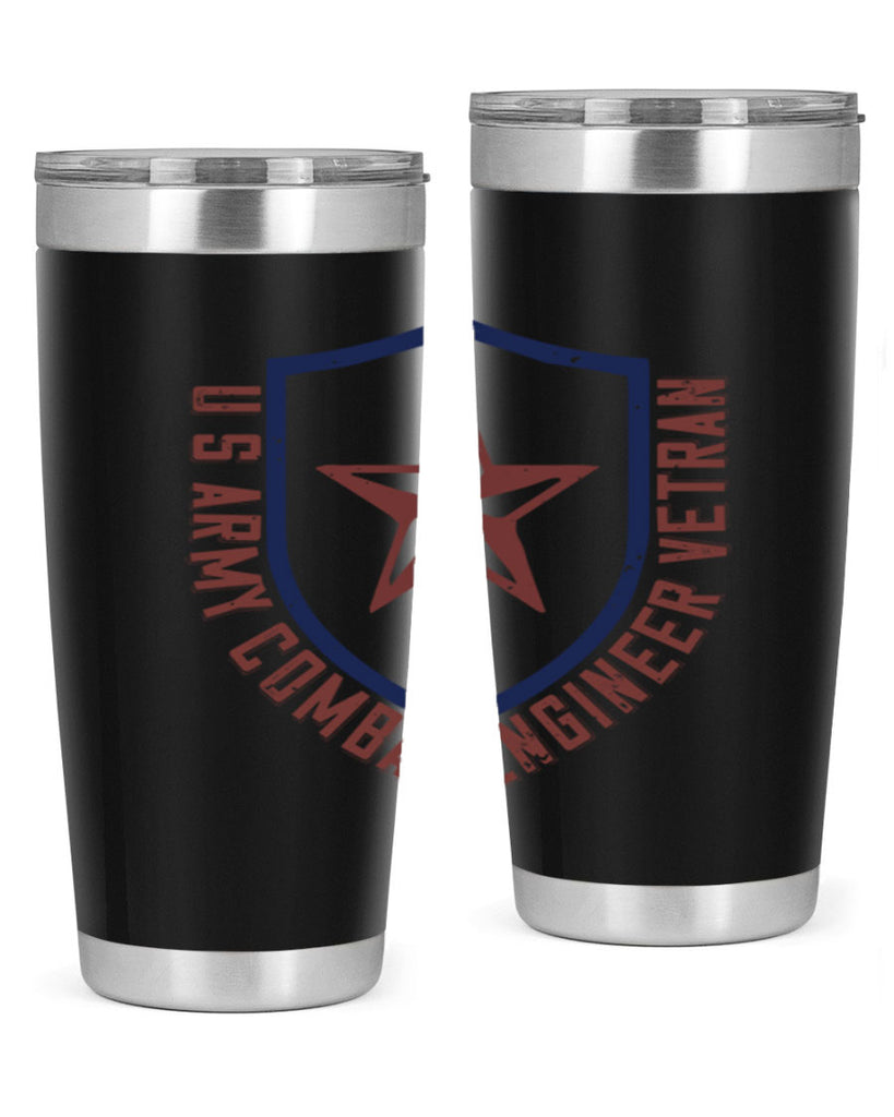 u s army conbat engineer vetran Style 32#- engineer- tumbler