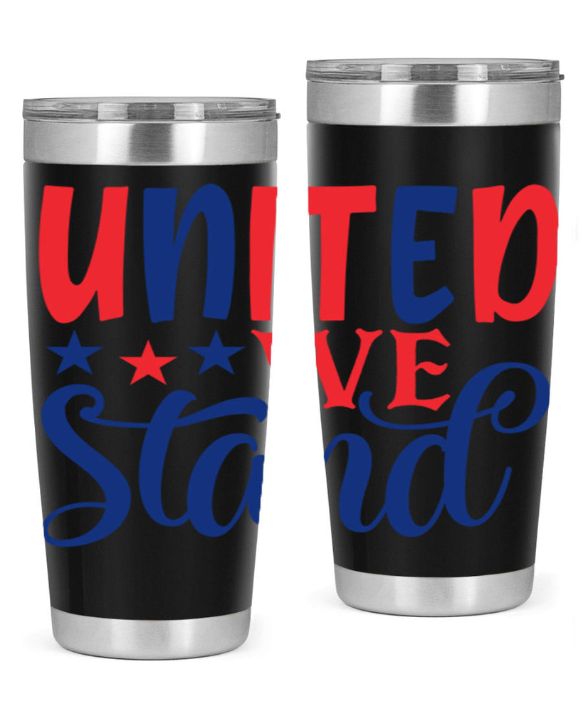 united we stand Style 75#- Fourt Of July- Tumbler