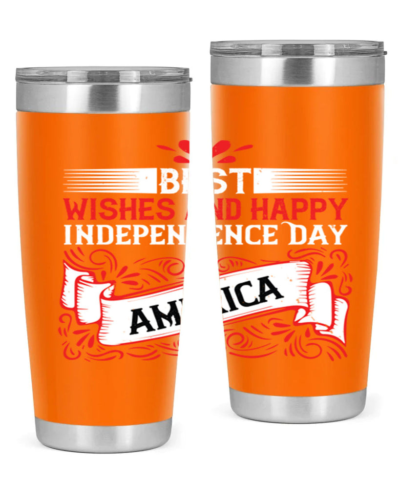 Best wishes and happy Independence Day america Style 86#- Fourt Of July- Tumbler
