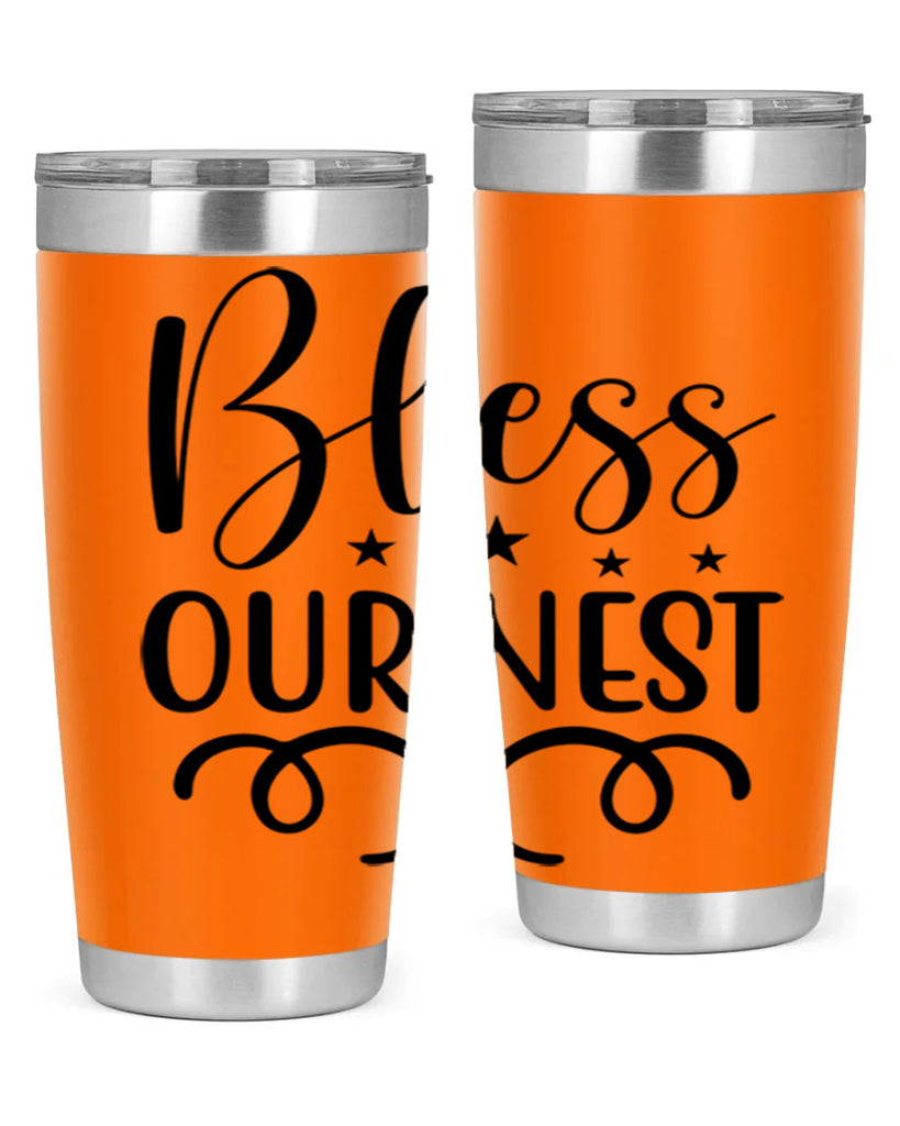 Bless Our Nest 50#- spring- Tumbler